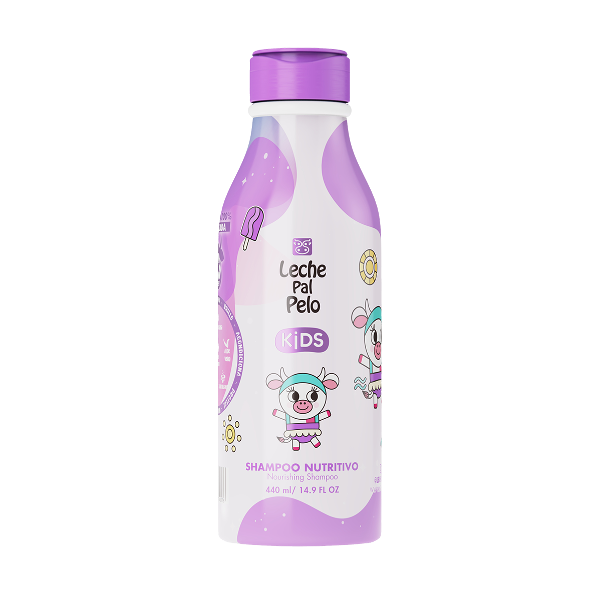 Shampoo Nutritivo para Niñas/ Leche Pal Pelo