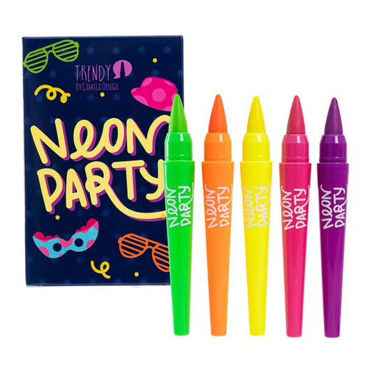 Kit x 5 Pintucaritas Neon Party